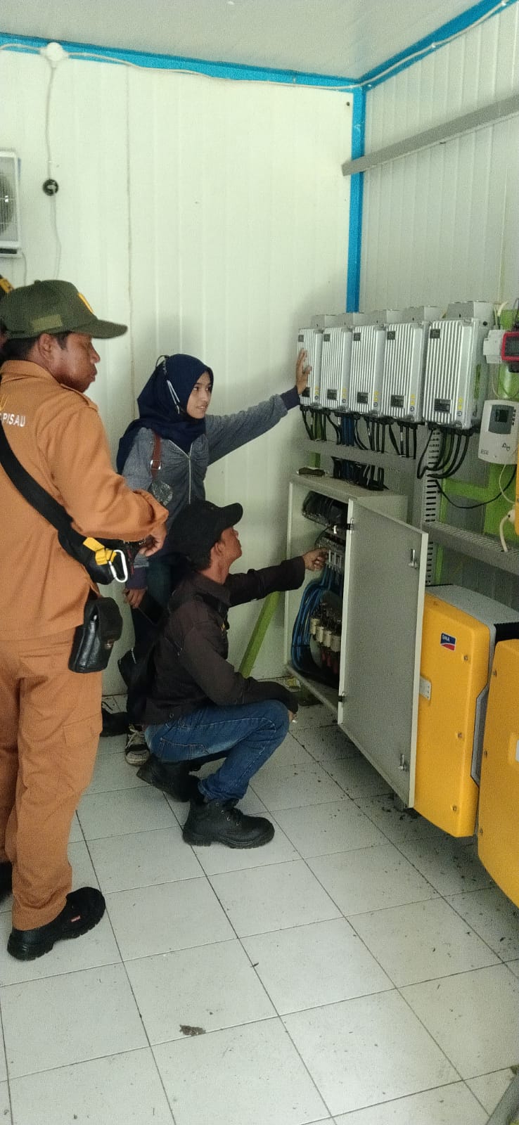 Dinas PUPR Pulpis Akan Memperbaiki PLTS Desa Simpur yang Alami Kerusakan