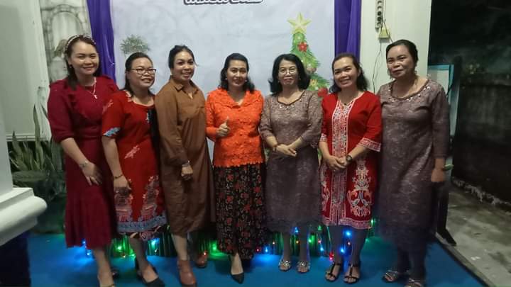Rayaniatie Djangkan Hadiri Ibadah dan Perayaan Natal di GKE Kalawa