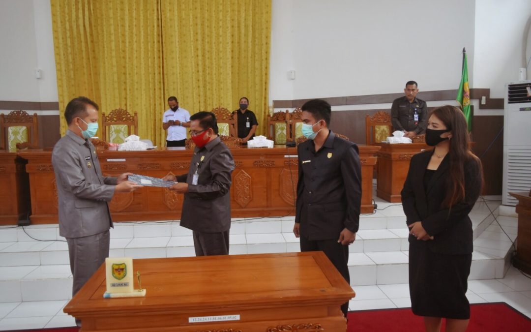 Bapemperda DPRD Gumas Keluarkan Rekomendasi Atas LKPJ Bupati